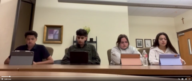 students virtually tuned in to ALL In