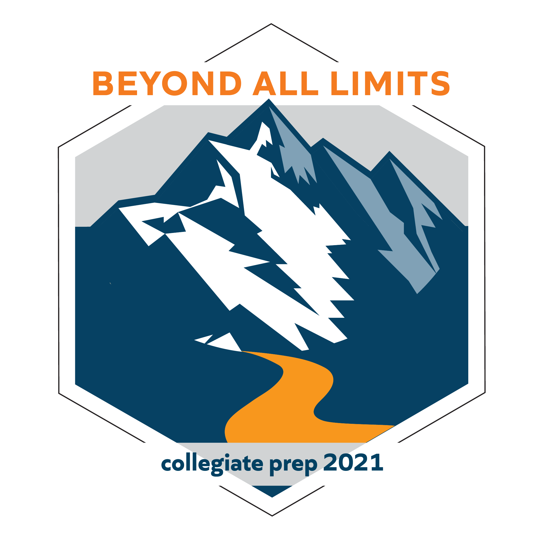 Collegiate prep 2021 theme logo-beyond all limits