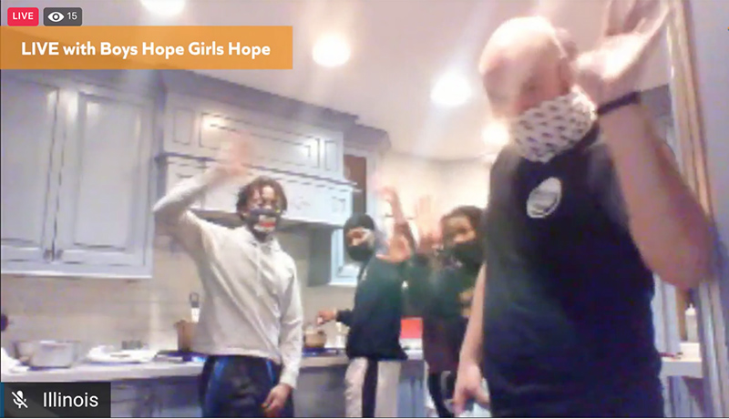 Illinois Affiliate participating in the Live cooking challenge Illinois Affiliate participating in the Live cooking challenge