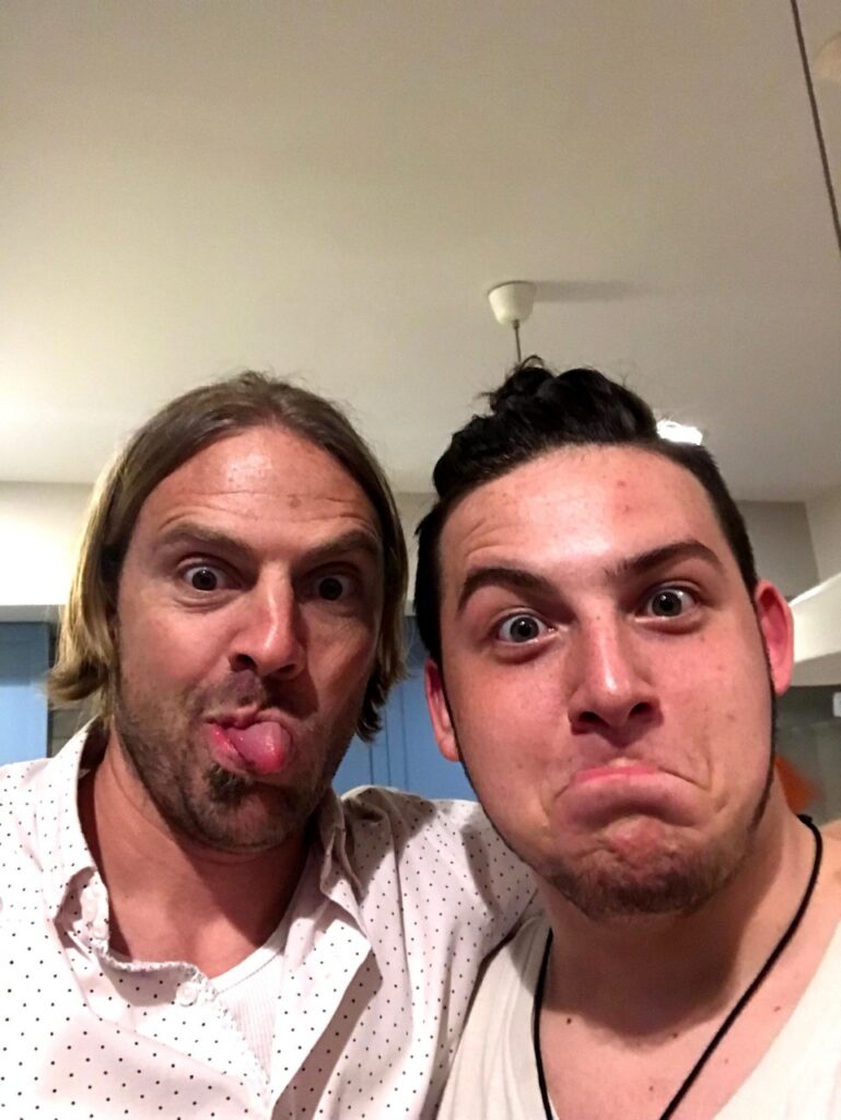 Ryan with J.P., a St. Louis scholar. Ryan with J.P., a St. Louis scholar.