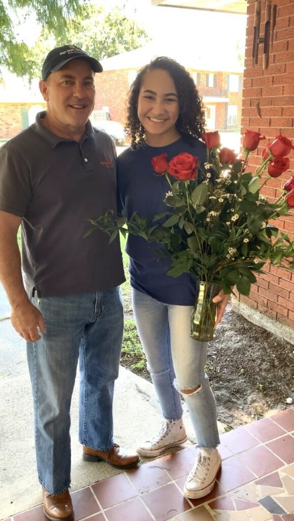 Executive Director Chuck Roth with Amanda Bolden Executive Director Chuck Roth with Amanda Bolden