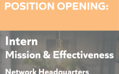 Position Opening | Mission Effectiveness Alumni Intern