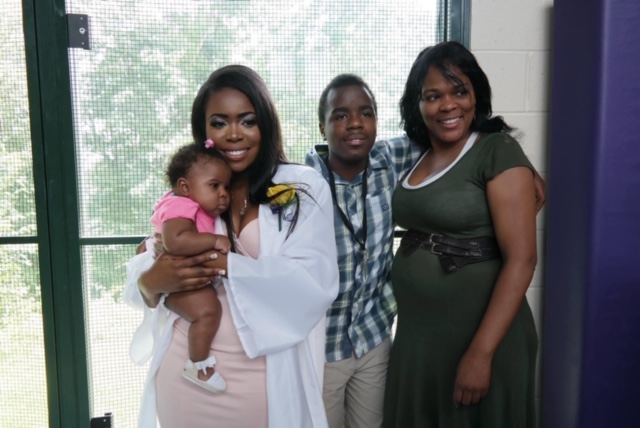 micarah young and family hs grad
